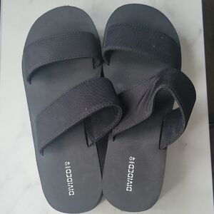 H&M Black Platform Sandals